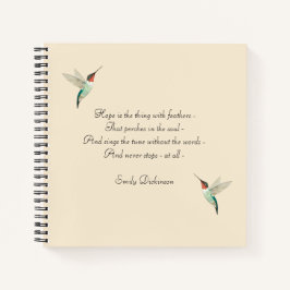 Hope Ruby-throated Hummingbirds Notizbuch
