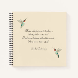 Hope Ruby-throated Hummingbirds Notizbuch