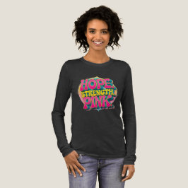 "Hope. Strength. Pink." Breast Cancer Awareness Tri-Blend Shirt