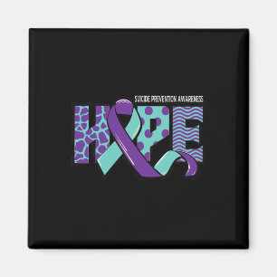 Hope Suicide Prevention Awareness Mental Health Magnet
