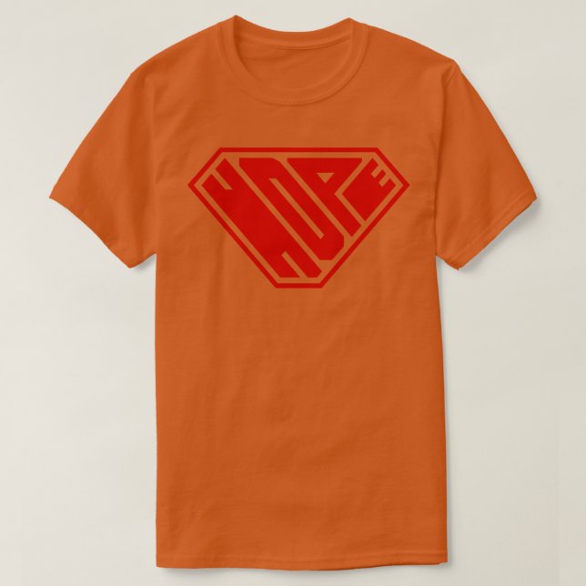 Hope SuperEmpowered Red T-Shirt (Design vorne)