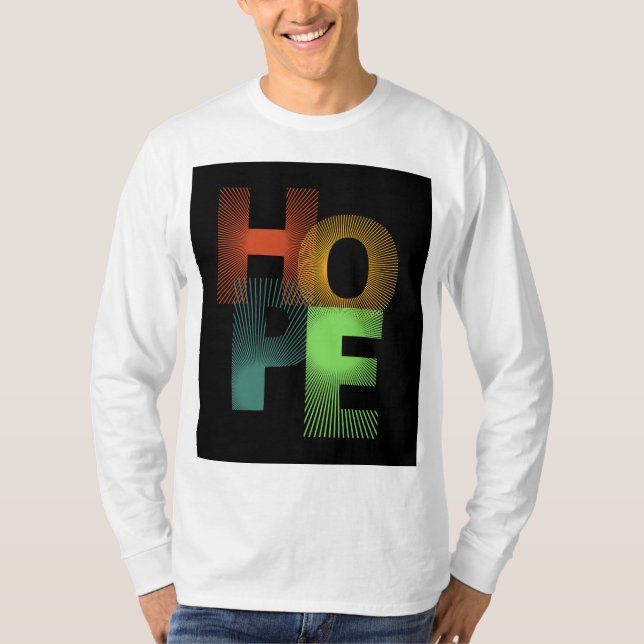 "Hope T - Shirt - Spread Positivity" (Vorderseite)