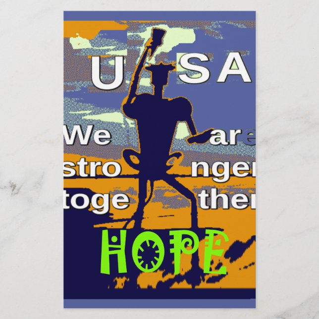 Hope USA Wir sind enger Together Inspiration Briefpapier (Vorderseite)