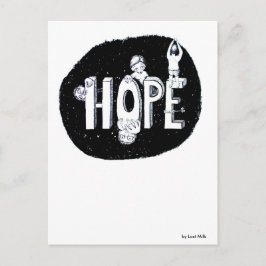 HOPE - variable Hoffnung Postkarte