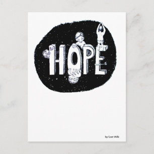 HOPE -  variable Hoffnung Postkarte