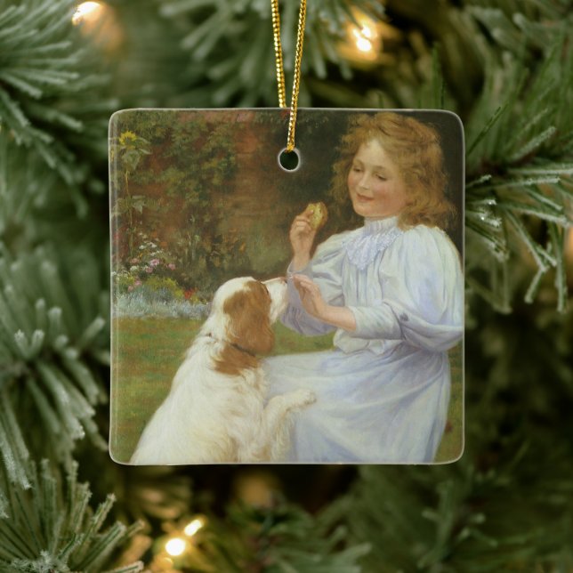 Hope-Vergnügungen von William Henry Gore Keramikornament (Baum)