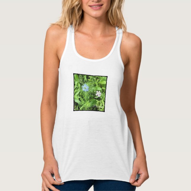 Hope Women's Racerback Tank Top (Vorderseite)