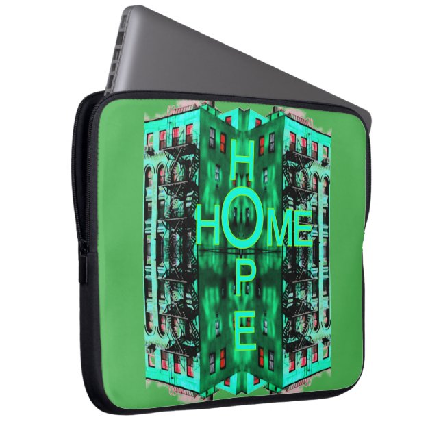 Hope Zuhause Laptopschutzhülle (Vorne Rechts)