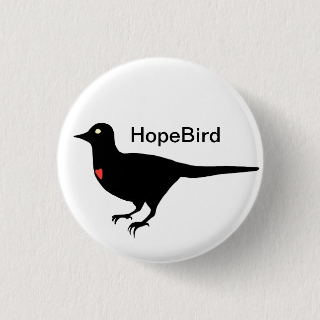 HopeBird Knopf Button (Vorderseite)