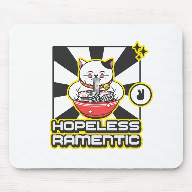 Hopeless Romantisch Mousepad (Vorne)