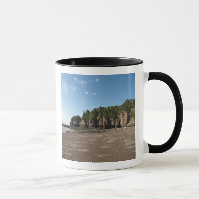 Hopewell Felsen und die Ozean-Gezeiten- Tasse (Rechts)