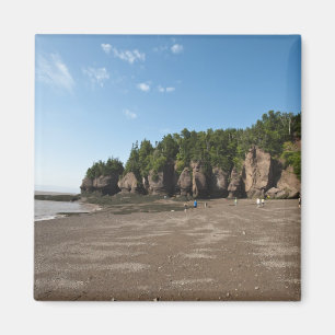 Hopewell Rocks und das Gezeiten-Erkundungsgebiet Magnet