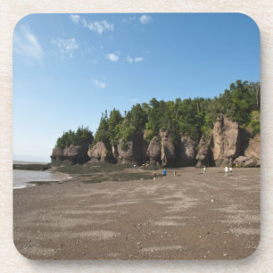 Hopewell Rocks und die Gezeitenexploration am Ozea Untersetzer