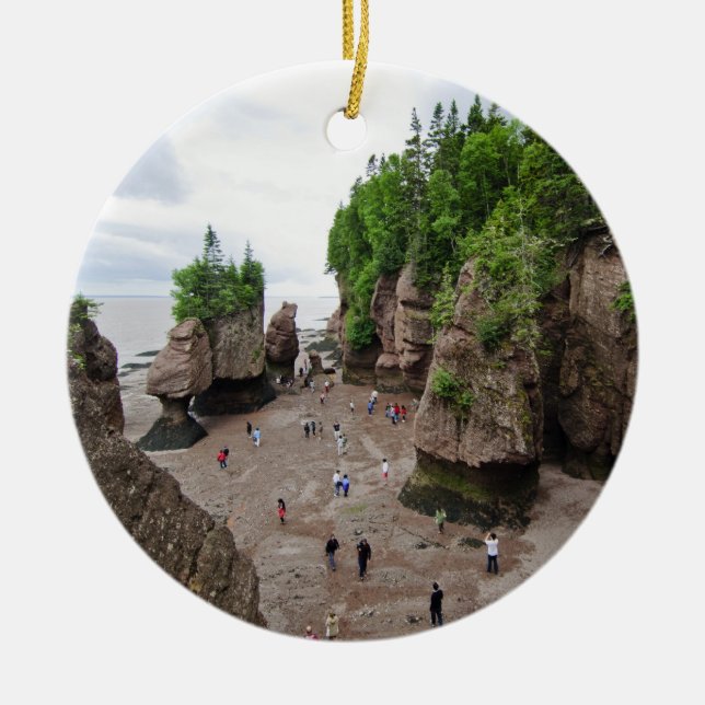 Hopewell schaukelt Ebbe-Kanada-Verzierung Keramikornament (Vorne)