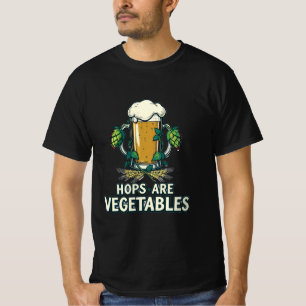 Hopfen ist Gemüse – Lustiges Grafik T-Shirt