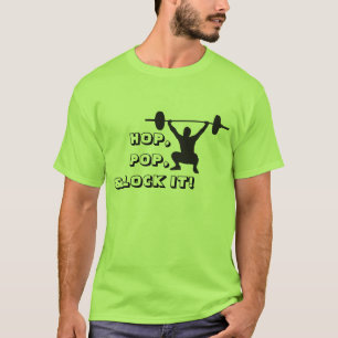 Hopfen, Pop u. schließen es zu! T-Shirt