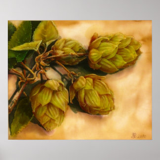 Hopfen Poster