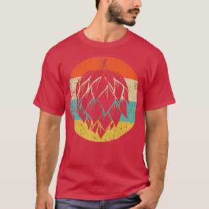 Hopfen Retro Style Handboote T-Shirt
