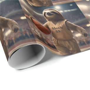 Hopfen und Hangs: Der Slam Dunking Sloth, Geschenkpapier