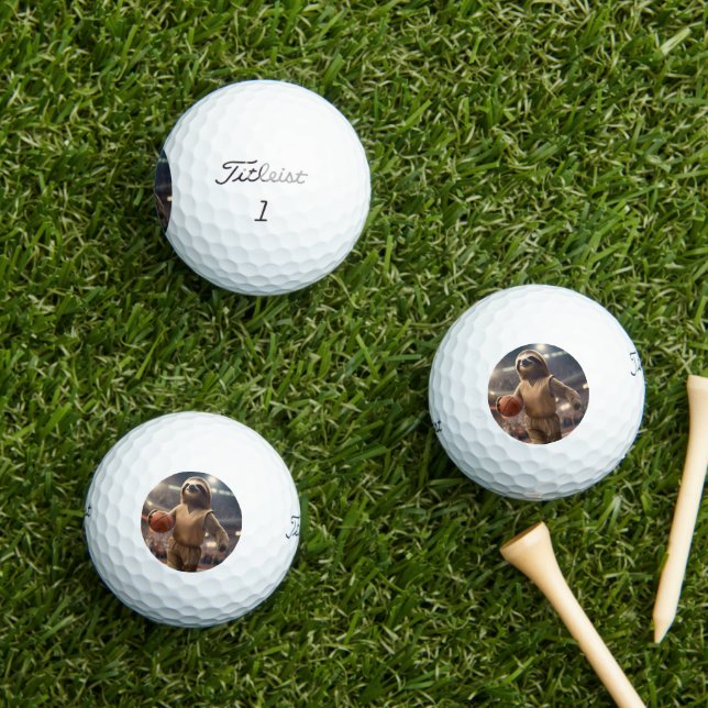 Hopfen und Hangs: Der Slam Dunking Sloth, Golfball (Insitu Gras)