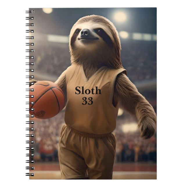 Hopfen und Hangs: Der Slam Dunking Sloth, Notizblock (Vorderseite)