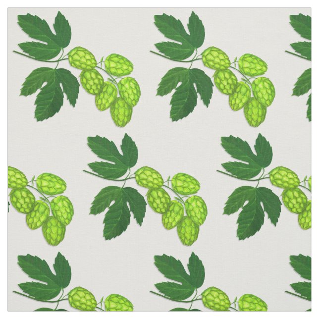 Hopfenbotanisches Kunst-Gewebe Stoff (Muster)
