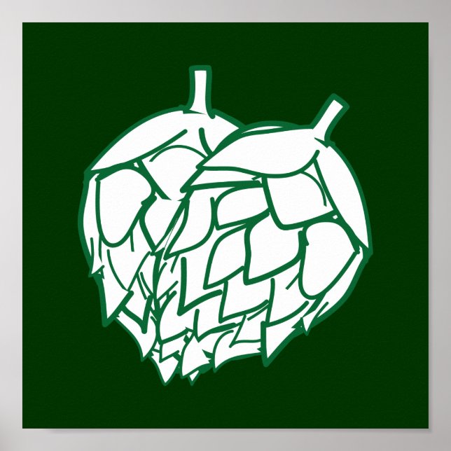 Hopfenmauer Poster (Vorne)