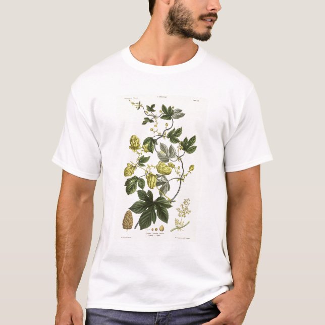 Hopfenrebe, "vom jungen Landsman", veröffentlicht T-Shirt (Vorderseite)