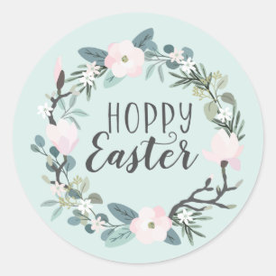 Hopfenreiche Ostern-Aufkleber Runder Aufkleber