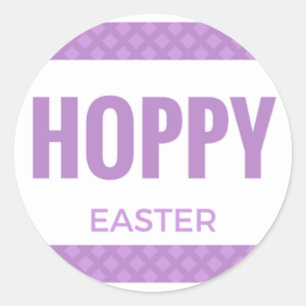 Hopfenreiche Ostern-Aufkleber Runder Aufkleber