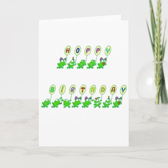 HOPFENREICHER GEBURTSTAG KARTE (Vorderseite)