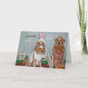 Hopfenreiches goldenes Ostern Feiertagskarte