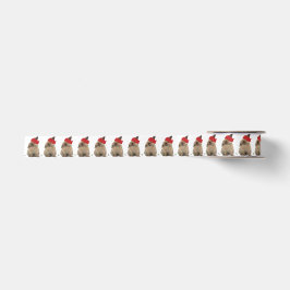 Hopfenreiches Weihnachtshäschen-Band Satinband