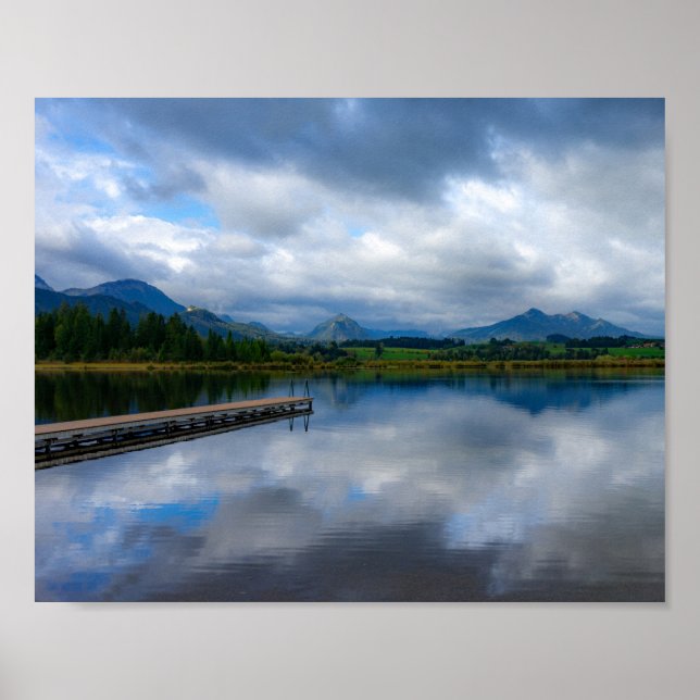 Hopfensee - Bayern - Allgäu Poster (Vorne)