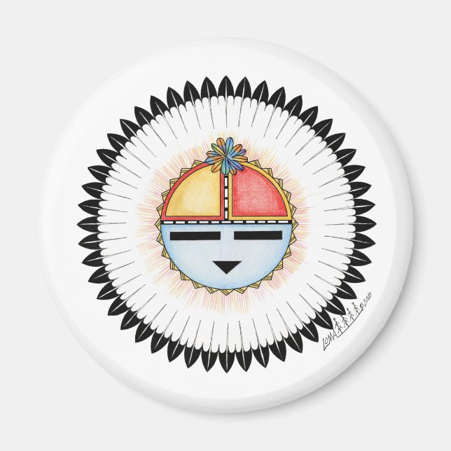 Hopi Dawa (Sun) Magnet (Devant)