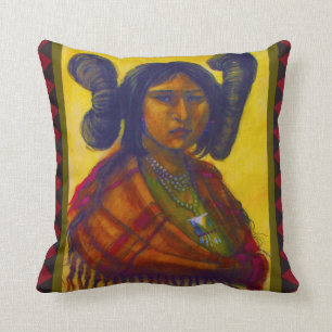 Hopi-Mädchen-Kissen Kissen