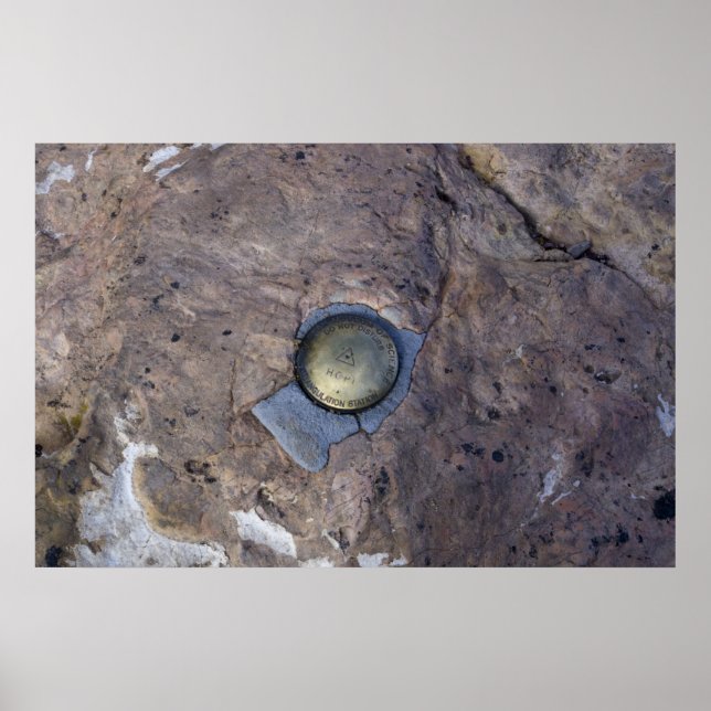 Hopi Point USGS Marker Poster (Vorne)