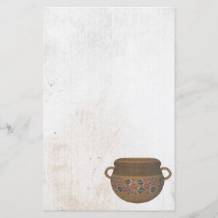 Hopi Pueblo Pottery Stationery Briefpapier