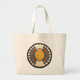 Hopi Snake Motif Vintager Indianer Jumbo Stoffbeutel