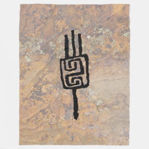 Hopi Womans Symbol Fleecedecke