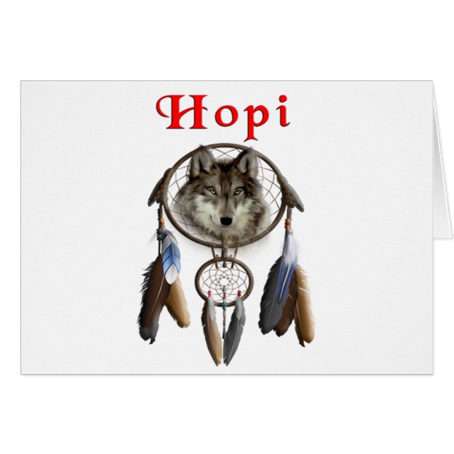 hopiindiens (Devant horizontal)