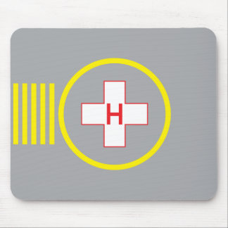 Hôpital 5 de tapis de souris d'héliport