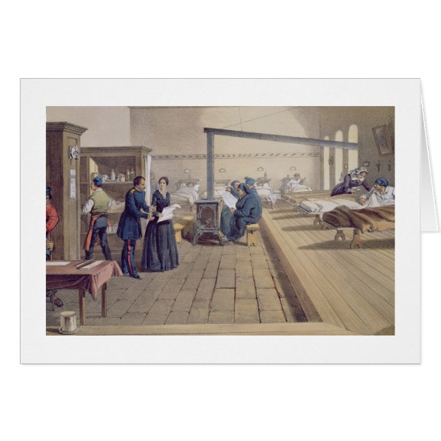 Hôpital chez Scutari, petit groupe de Florence (Devant horizontal)