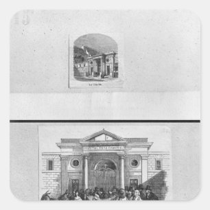 Hopital de la Charite Quadratischer Aufkleber