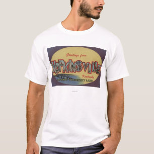 Hopkinsville, Kentucky - große Buchstabe-Szenen T-Shirt