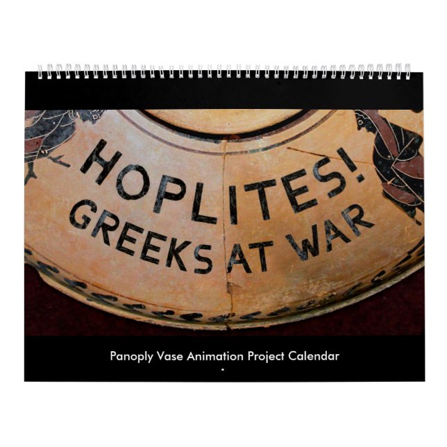 Hoplites! Grieche am Kriegs-Kalender Kalender (Titelbild)