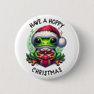 Hoppe Weihnachten Froschpuppe Button