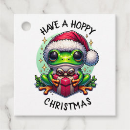 Hoppe Weihnachten | Froschpuppe Geschenkanhänger
