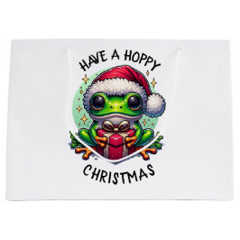 Hoppe Weihnachten | Froschpuppe Große Geschenktüte