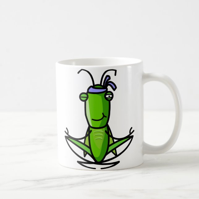 hopper_meditating_Mug Kaffeetasse (Rechts)